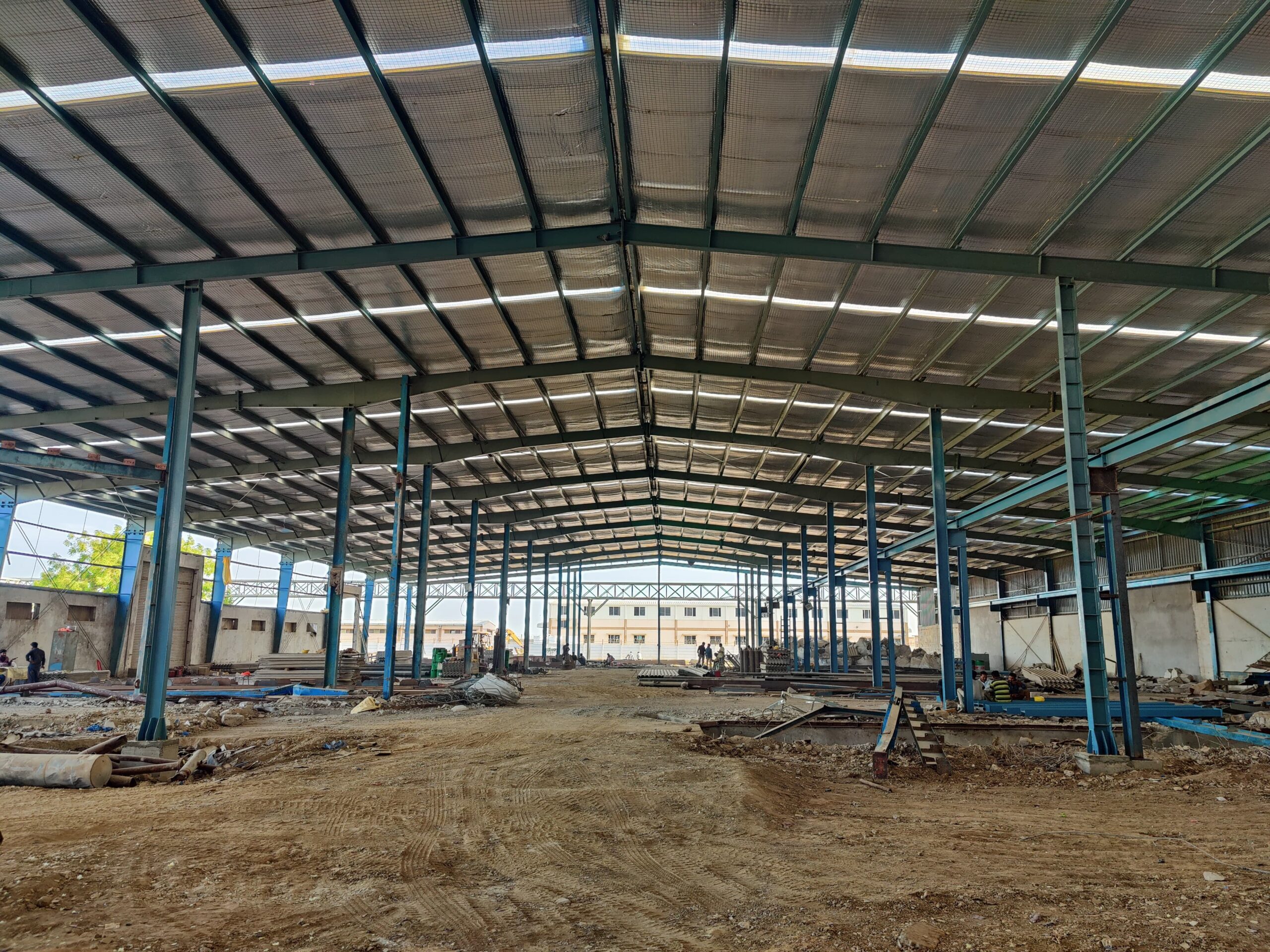 Heavy Structural Steel Fabrication for Stainless Steel Plant by Ashutosh Engineers